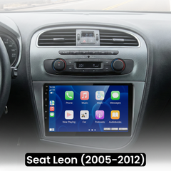 Seat Leon 05-12 - 9" radio Apple CarPlaylla ja Android Autolla