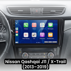Nissan Qashqai/X-Trail 13-19 - 10,1" radio Apple CarPlaylla ja Android Autolla