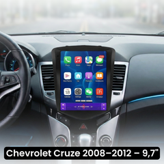 Chevrolet Cruze 08-12 - 9,7" radio Apple CarPlaylla ja Android Autolla