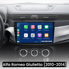 Alfa Romeo Giulietta 10-14 - 9" -radio Apple CarPlaylla ja Android Autolla