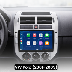 VW Polo 01-09 - 9" radio Apple CarPlaylla ja Android Autolla