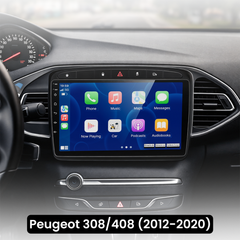 Peugeot 308/408 12-20 - 9" radio Apple CarPlaylla ja Android Autolla