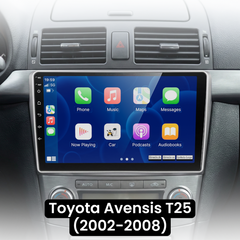 Toyota Avensis 02-08 - 9" radio Apple CarPlaylla ja Android Autolla