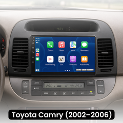 Toyota Camry 02-06 - 9" radio Apple CarPlaylla ja Android Autolla