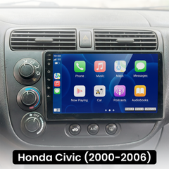 Honda Civic 00-06 - 9" -radio Apple CarPlaylla ja Android Autolla