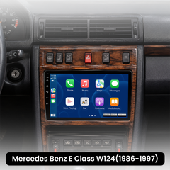Mercedes Benz E-Klasse W124 1986-1997 – 9" radio Apple CarPlaylla ja Android Autolla 