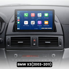 BMW X3 03-11 - 9" radio Apple CarPlaylla ja Android Autolla
