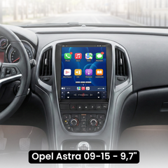 Opel Astra 09-15 - 9,7" radio Apple CarPlaylla ja Android Autolla