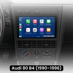 Audi 80 90-96 - 9" radio Apple CarPlaylla ja Android Autolla