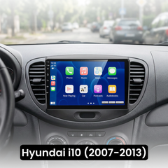 Hyundai i10 07-13 - 9" radio Apple CarPlaylla ja Android Autolla