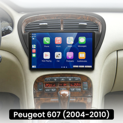 Peugeot 607 04-10 - 9" radio Apple CarPlaylla ja Android Autolla