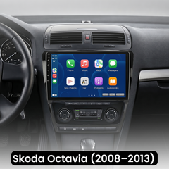 Skoda Octavia 08-13 - 10,1" radio Apple CarPlaylla ja Android Autolla