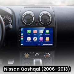 Nissan Qashqai 06-13 - 9" radio Apple CarPlaylla ja Android Autolla