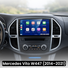 Mercedes Vito 14-21 - 10,1" radio Apple CarPlaylla ja Android Autolla