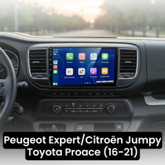 Peugeot Expert/Citroën Jumpy/Toyota Proace 16-21 - 9" radio Apple CarPlaylla ja Android Autolla
