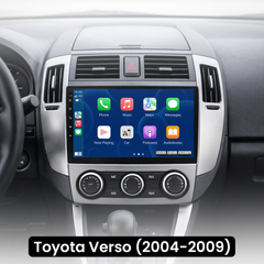 Toyota Verso 04-09 - 9" radio Apple CarPlaylla ja Android Autolla
