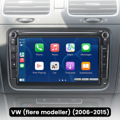 VW (useita malleja) 06-15 - 8" radio Apple CarPlaylla ja Android Autolla