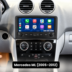 Mercedes ML 2005-2012 – 10,26" radio Apple CarPlaylla ja Android Autolla 