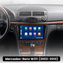 Mercedes-Benz W211 - 9" radio Apple CarPlaylla ja Android Autolla