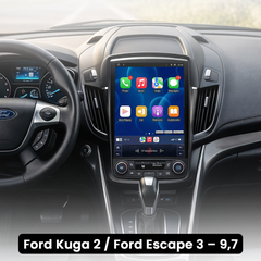 Ford Kuga 13-19 – 9,7 tuuman radio Apple CarPlaylla ja Android Autolla