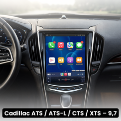 Cadillac ATS/CTS/XTS 11-19 – 9,7 tuuman radio Apple CarPlaylla ja Android Autolla