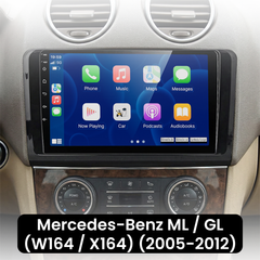 Mercedes-Benz ML 05-12 - 9" radio Apple CarPlaylla ja Android Autolla