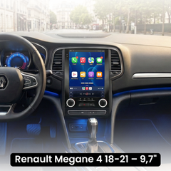 Renault Megane 18-21 - 9,7" radio Apple CarPlaylla ja Android Autolla