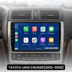 Toyota Land Cruiser 2003-2008 - 9" soitin Apple CarPlaylla ja Android Autolla 