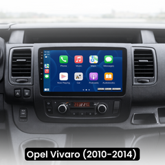 Opel Vivaro/Renault Traffic/Fiat Talento 10-14 - 10,1" radio Apple CarPlaylla ja Android Autolla
