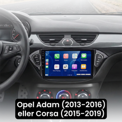 Opel Adam/Corsa 13-19 - 9" radio Apple CarPlaylla ja Android Autolla
