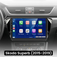 Skoda Superb 15-19 - 10,1" radio Apple CarPlaylla ja Android Autolla