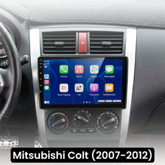 Mitsubishi Colt 07-12 - 9" radio Apple CarPlaylla ja Android Autolla