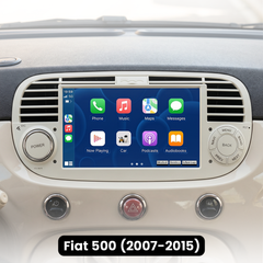 Fiat 500 07-15 - 7" radio Apple CarPlaylla ja Android Autolla