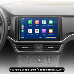 VW Polo/Skoda Scala/Skoda Kamiq 20-25 – 10,1" radio Apple CarPlaylla ja Android Autolla