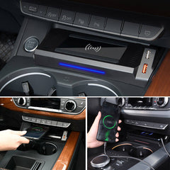 Audi A4 2016-2024 / Audi A5 2017-2024 langaton mobiililaturi 15 W pikalatauksella 