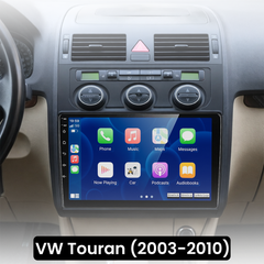 VW Touran 03-10 - 10,1" radio Apple CarPlaylla ja Android Autolla