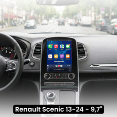 Renault Scenic 13-24 - 9,7" radio Apple CarPlaylla ja Android Autolla
