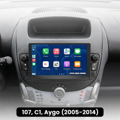 107, C1, Aygo 2005-2014 - 7" Radio m. Apple CarPlay og Android Auto