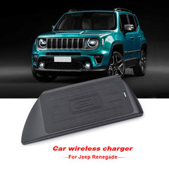Jeep Renegade 2015-2021 langaton puhelinlaturi 15 W pikalatauksella 