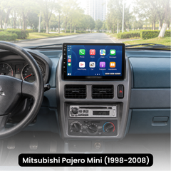 Mitsubishi Pajero Mini 1998-2008 - 9" autoradio Apple CarPlaylla ja Android Autolla 