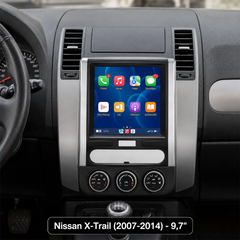 Nissan X-Trail 2007-2014 - 9,7" radio, jossa Apple CarPlay ja Android Auto 