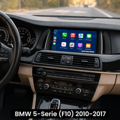 BMW 5-Serie (F10) 2010-2017 - 9" radio, jossa Apple CarPlay ja Android Auto 