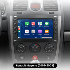 Renault Megane 02-09 - 7" radio Apple CarPlaylla ja Android Autolla