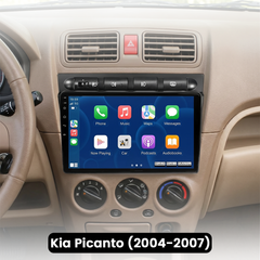 Kia Picanto 04-07 - 9" radio Apple CarPlaylla ja Android Autolla