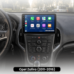 Opel Zafira 2011-2016 - 9" autoradio Apple CarPlaylla ja Android Autolla 