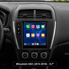 Mitsubishi ASX 2013-2018 - 9,7" radio, jossa Apple CarPlay ja Android Auto 