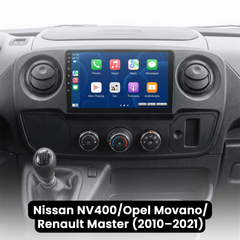 Nissan NV400/Opel Movano/Renault Master 11-19 - 10,1" radio Apple CarPlaylla ja Android Autolla