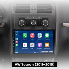 VW Touran 11-15 - 10,1" radio Apple CarPlaylla ja Android Autolla