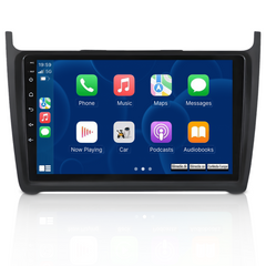VW Polo 09-20 - 9" radio Apple CarPlaylla ja Android Autolla