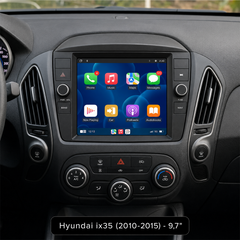 Hyundai ix35 2010-2015 - 9,7" radio, jossa Apple CarPlay ja Android Auto 